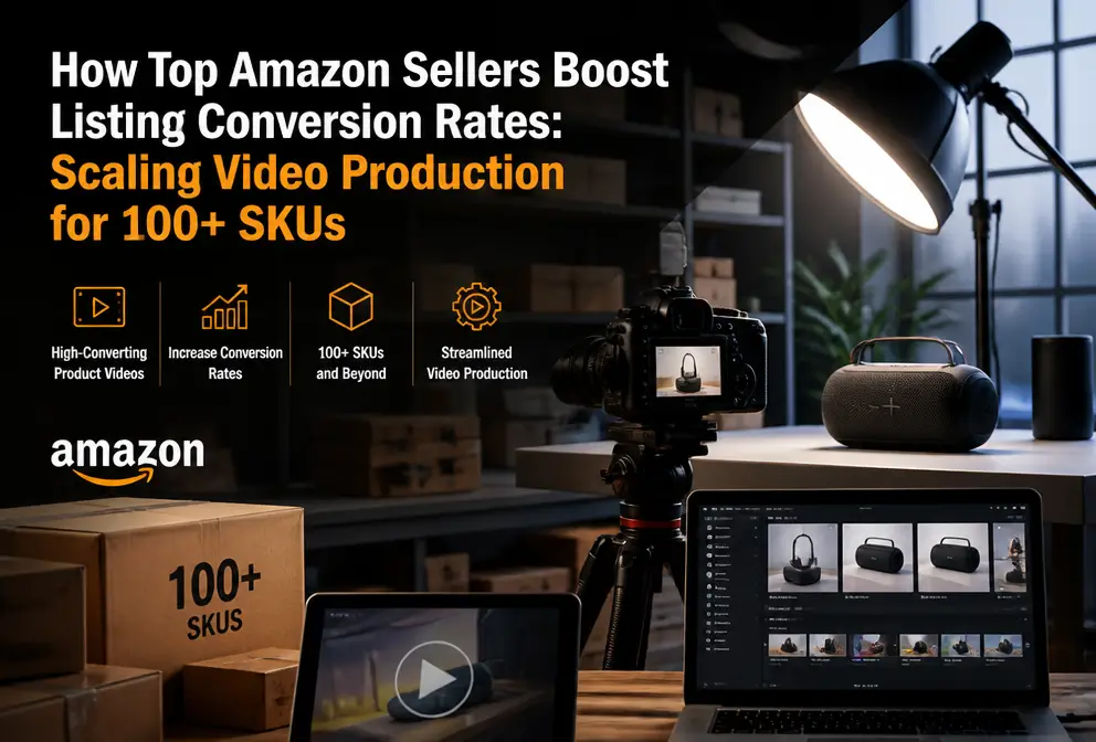 How Amazon Premium Sellers Boost Listing Conversion Rates: Scalable Production of Videos for 100+ SKUs