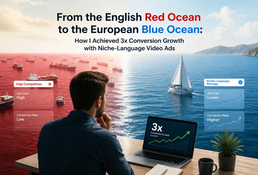 From the Red Sea of English to the Blue Sea of Europe: How I Achieved a 3× Conversion Boost with Small‑Language Video Ads