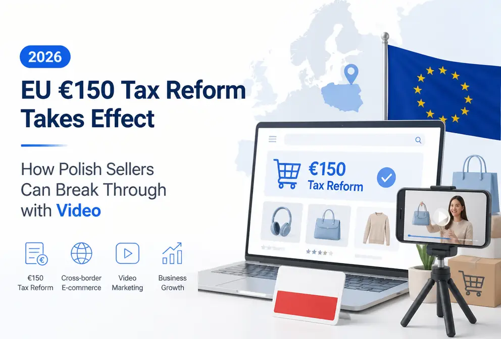 2026 EU €150 Tax Reform Implementation: How Polish Sellers Can Break Through with Video?