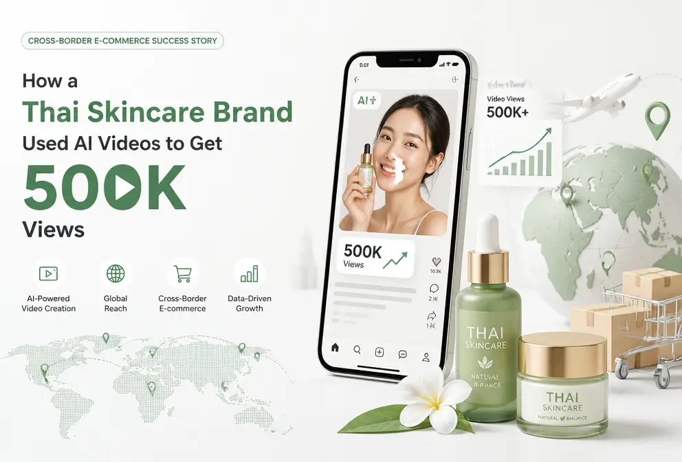 How a Thai Skincare Brand Got 500,000 Views with AI Video