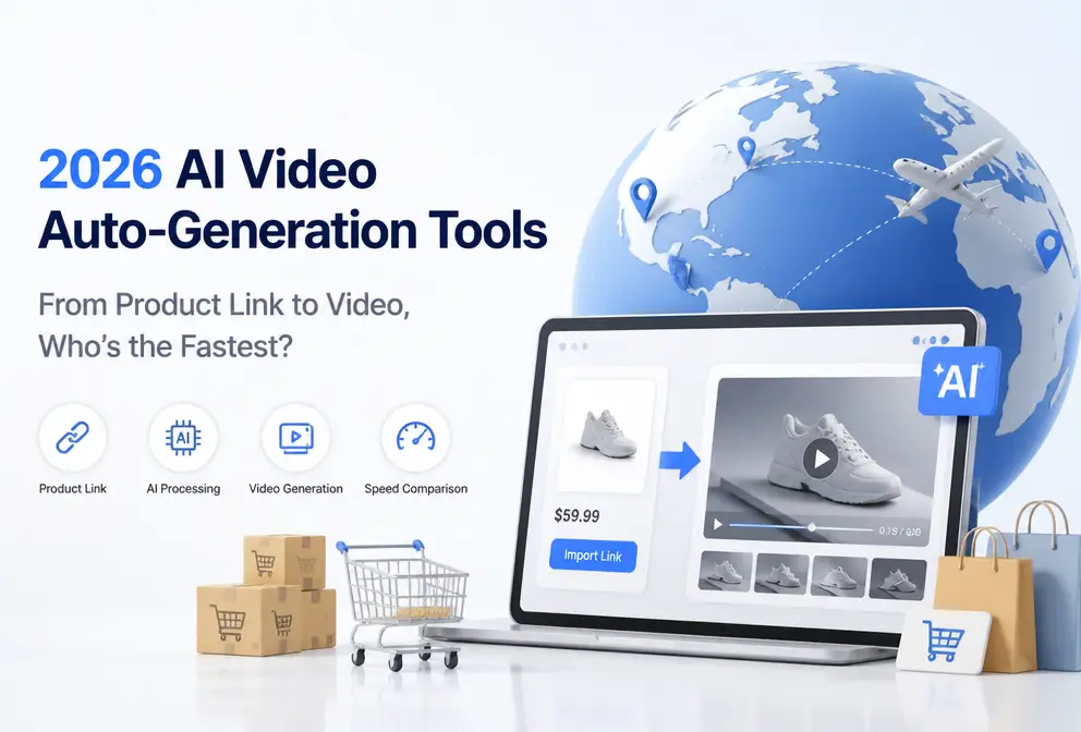 Hodnocení AI nástrojů pro automatické generování videí v roce 2026: od odkazu na produkt k videu, kdo je nejrychlejší?