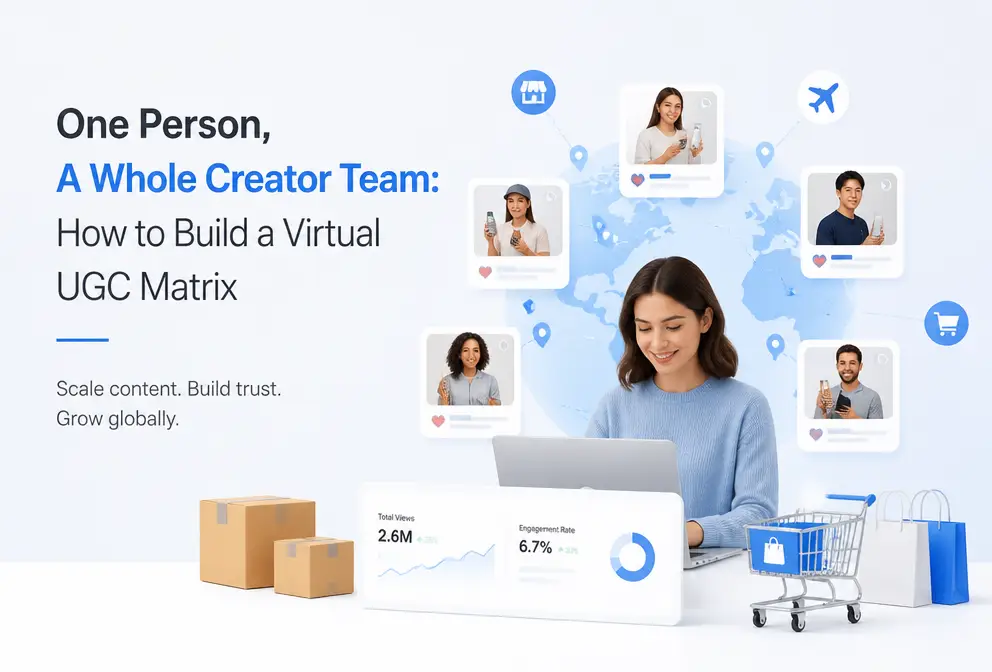 Uma pessoa sustenta uma “equipe de especialistas”: Como construir uma matriz de UGC virtual