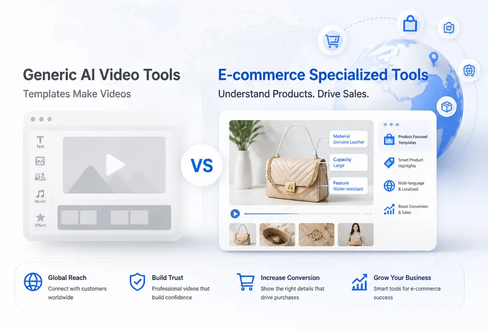 General AI Video Tools vs E‑commerce Dedicated Tools: The Gap Is More Than Templates—It’s “Understanding the Product”
