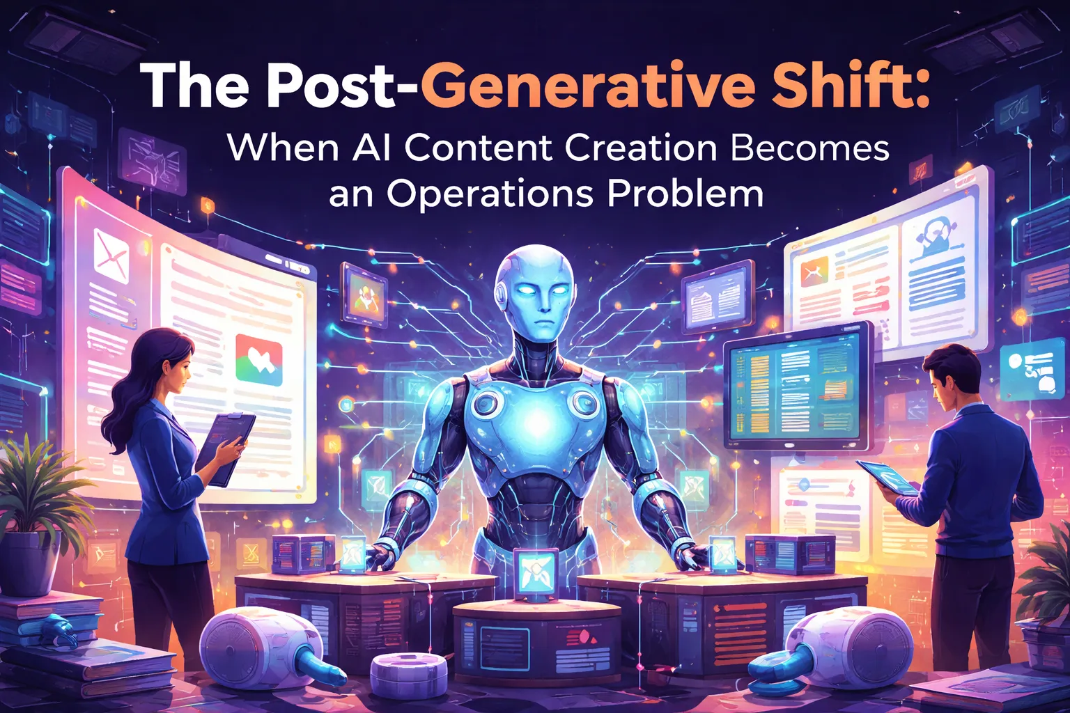 The Post-Generative Shift: When AI Content Creation Becomes an Operations Problem