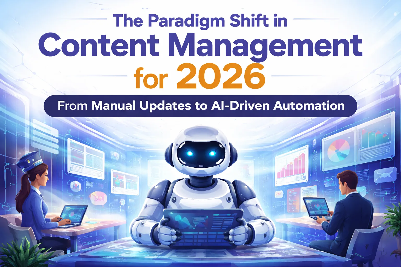 Năm 2026, sự thay đổi mô hình vận hành nội dung website độc lập: Từ cập nhật thủ công đến ủy thác toàn diện bởi AI Agent