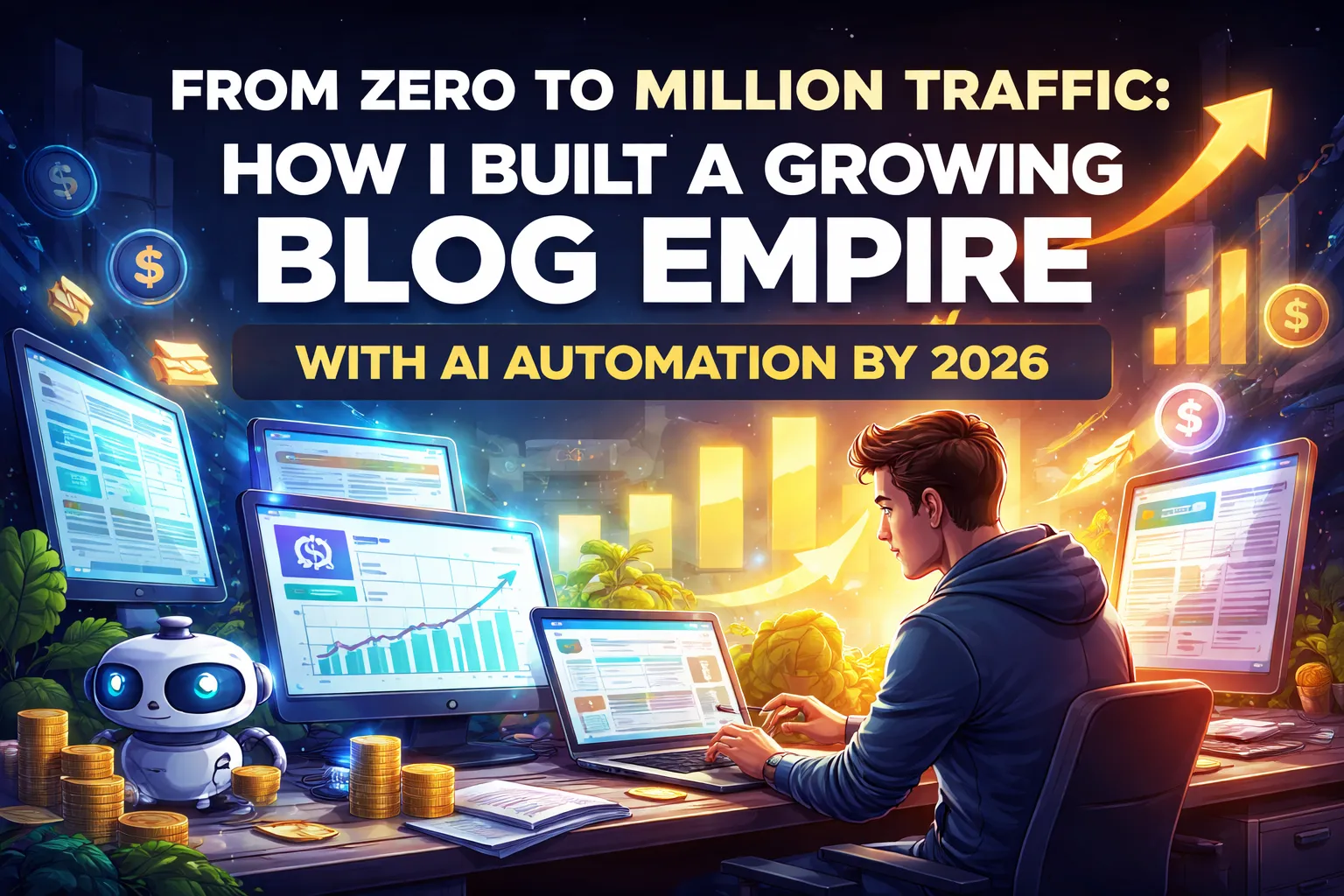 From Zero to Millions of Traffic: How I Built a Continuously Growing Blog Matrix with AI Automation in 2026
