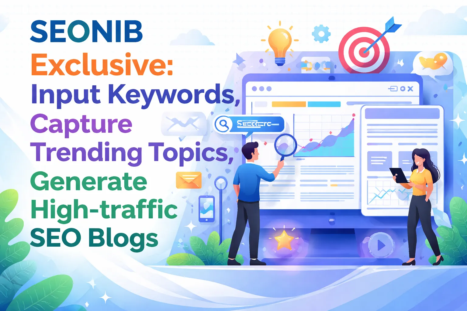 SEONIB Exclusive: Enter an Industry Keyword, Capture Real-Time Global Hot Trends, Generate High-Traffic SEO Blog with One Click