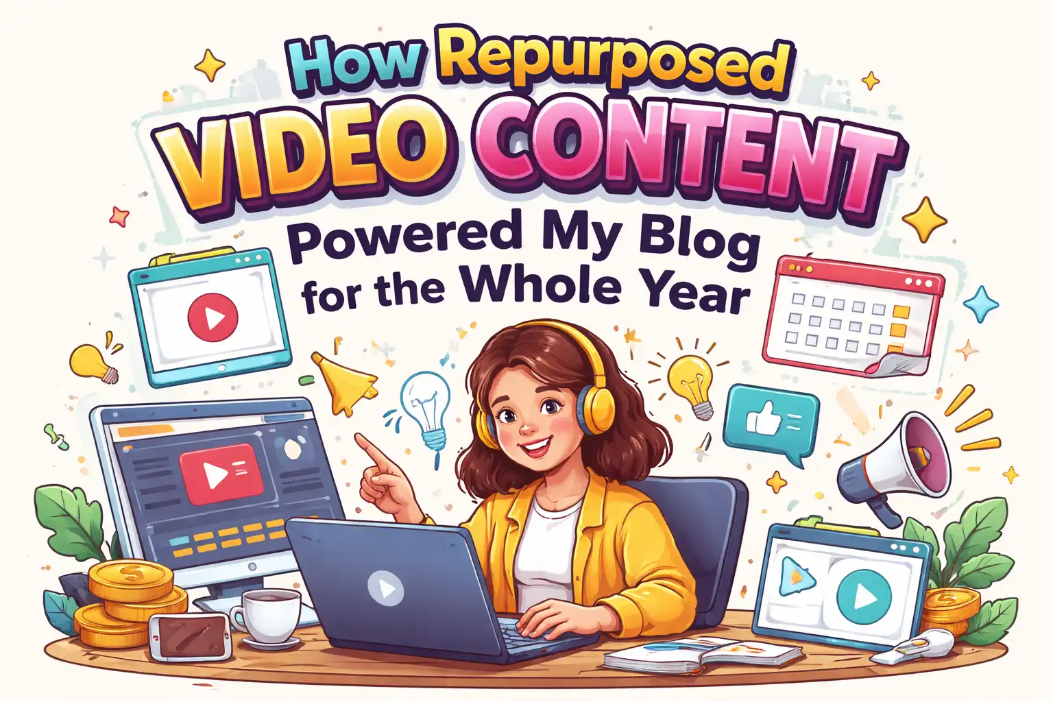 I Got My Whole Year's Blog Content Done by Repurposing Video Materials