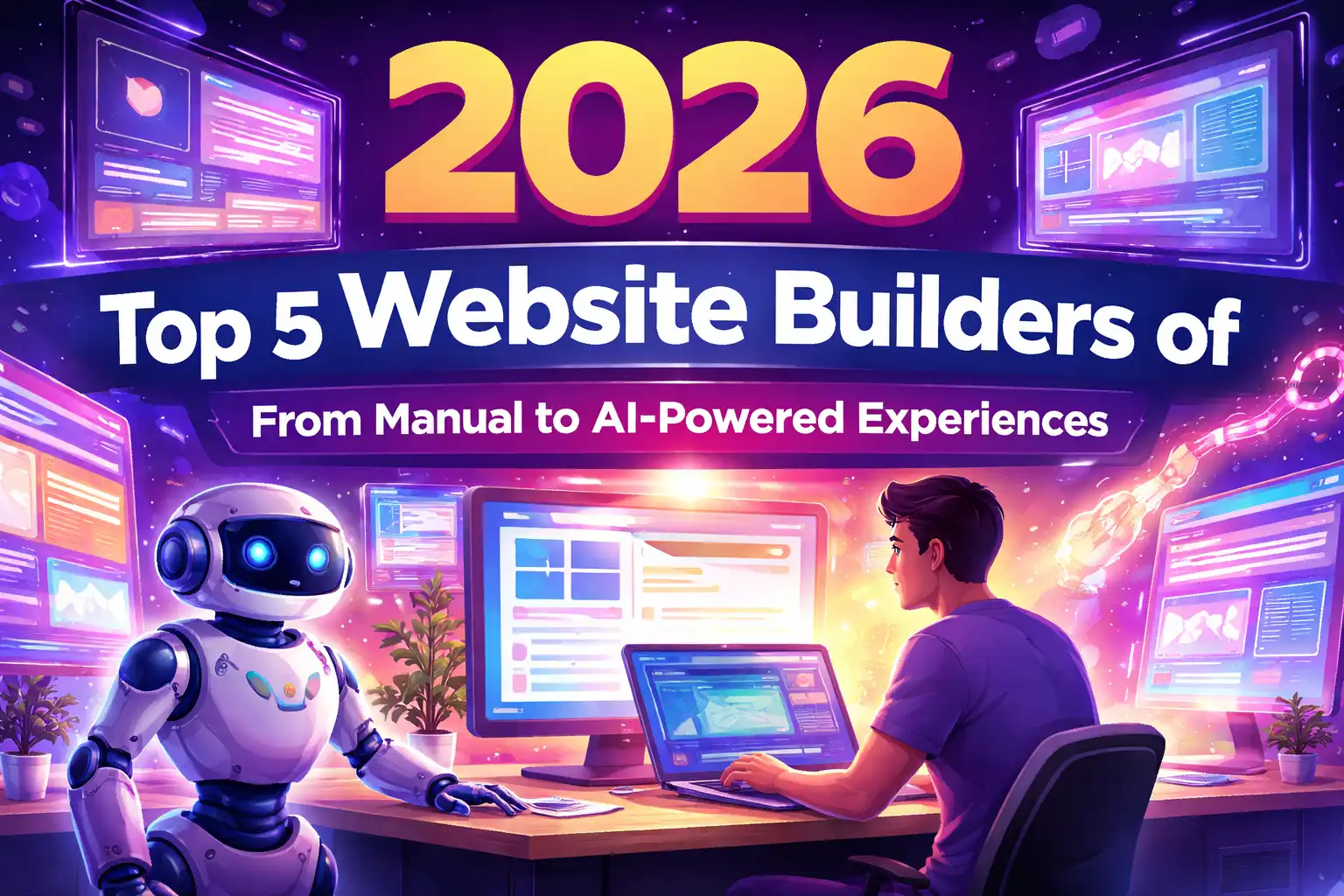 2026: Evaluation of the 5 Major Website‑Building Tools – From Manual Sites to AI‑Driven Real‑World Experience