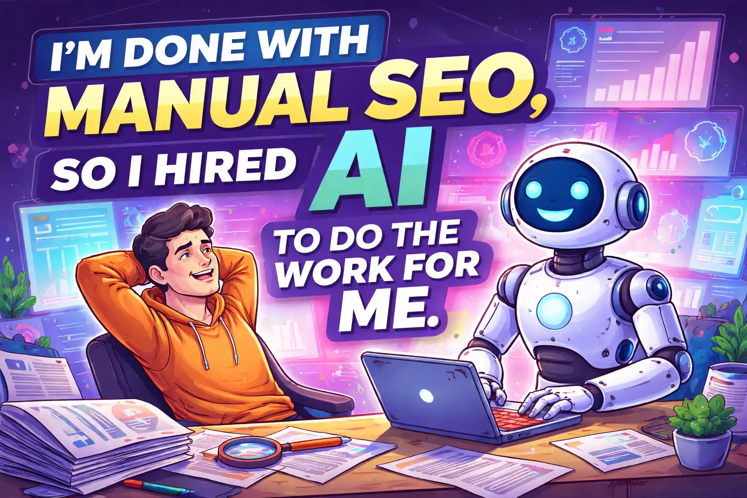 I'm fed up with manual SEO, so I let AI do the work for me