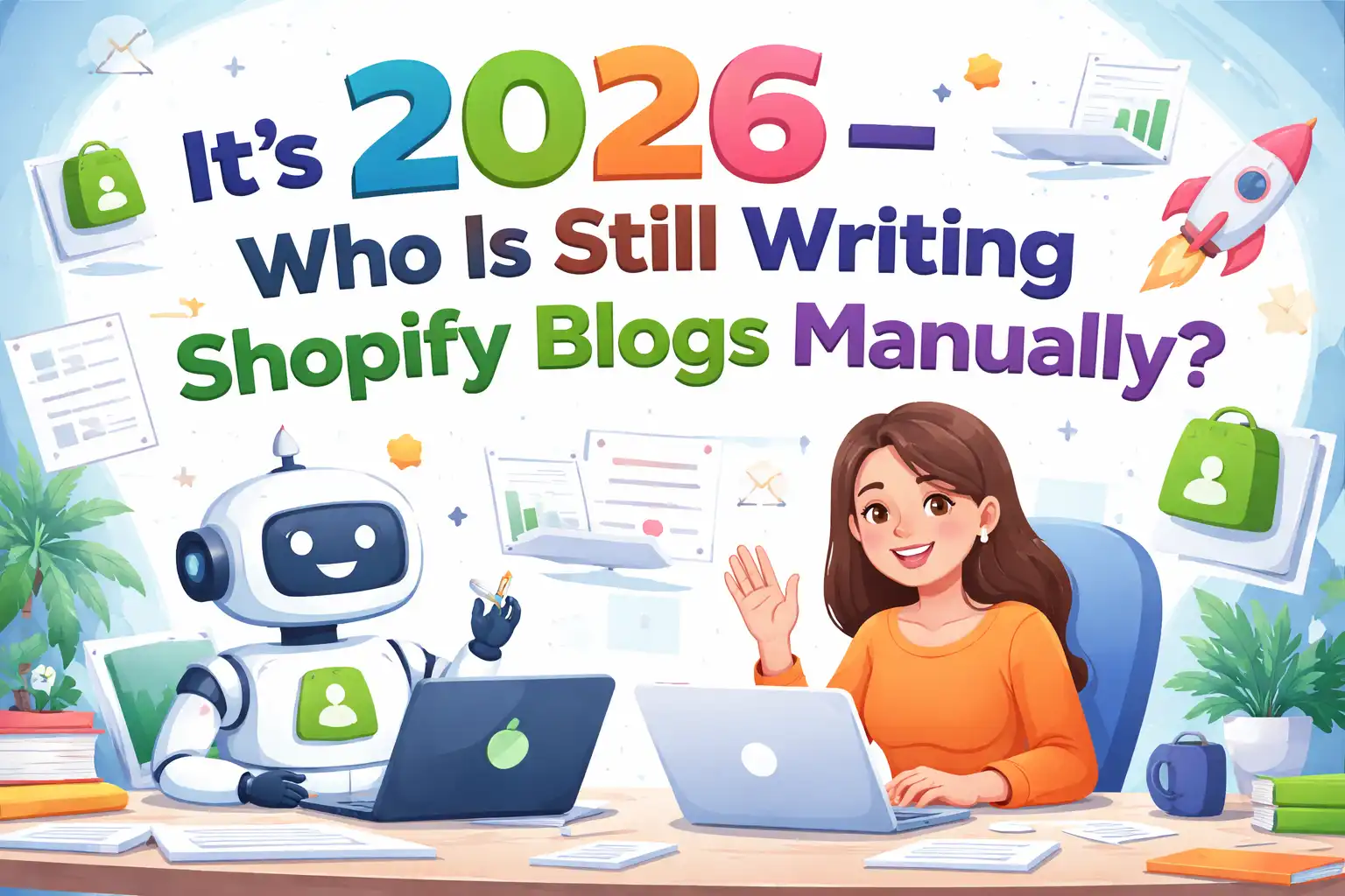 It's 2026, who is still manually writing Shopify blogs?