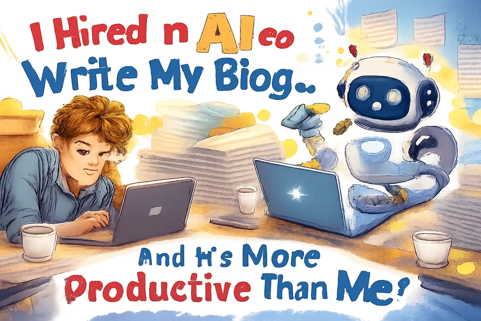 I hired an AI to write my blog, and it turned out to be more hardworking than me