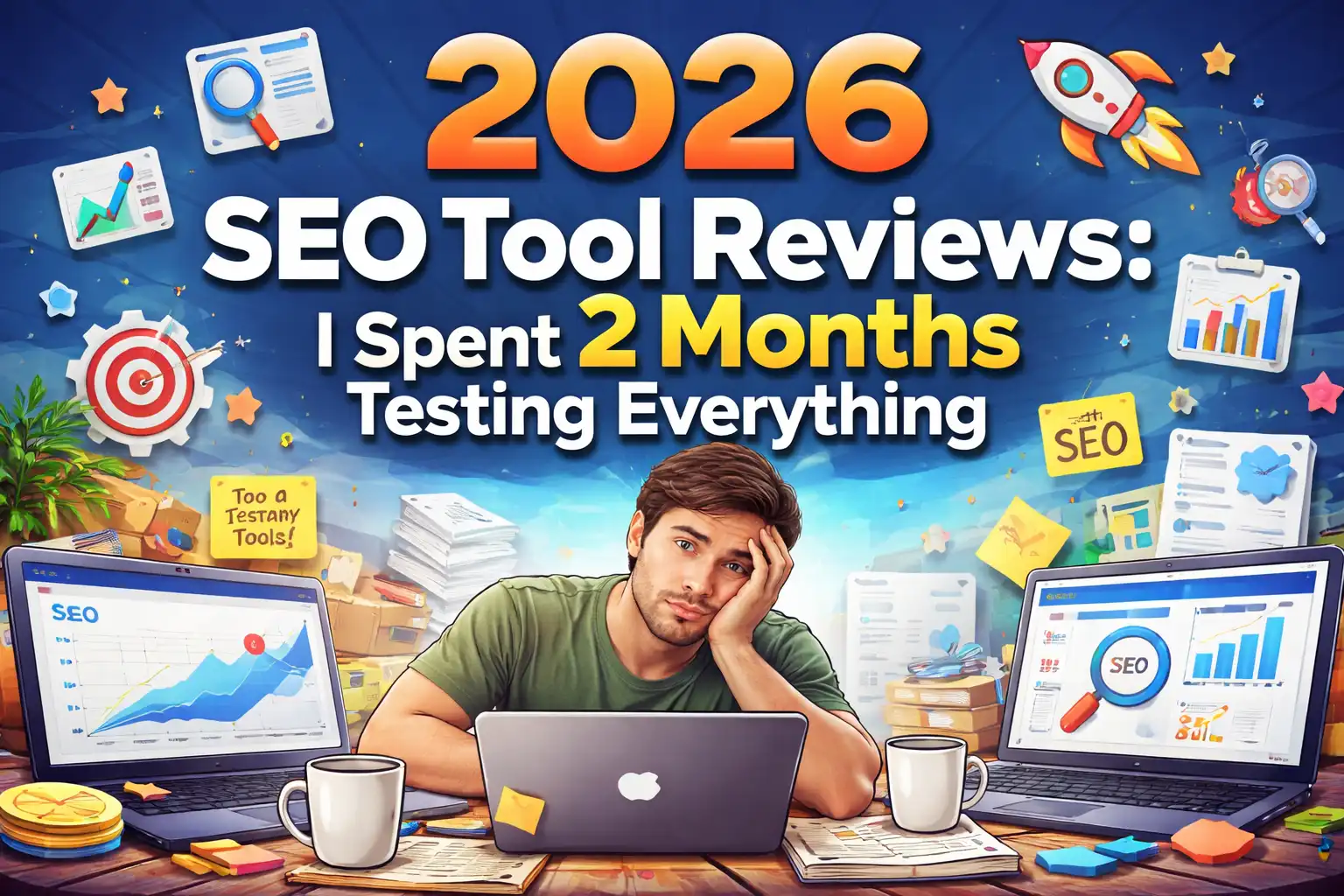 การทดสอบเครื่องมือ SEO 2026: ฉันใช้เวลาสองเดือน, เผชิญกับทุกอุปสรรค, แล้วกล้าจะเขียนบทความนี้