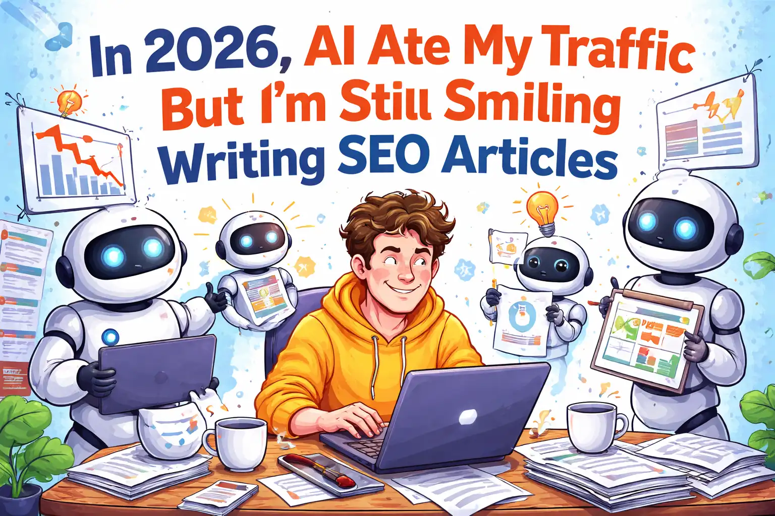 2026, My Traffic Was Eaten by AI, But I Still Have to Write SEO Articles with a Smile