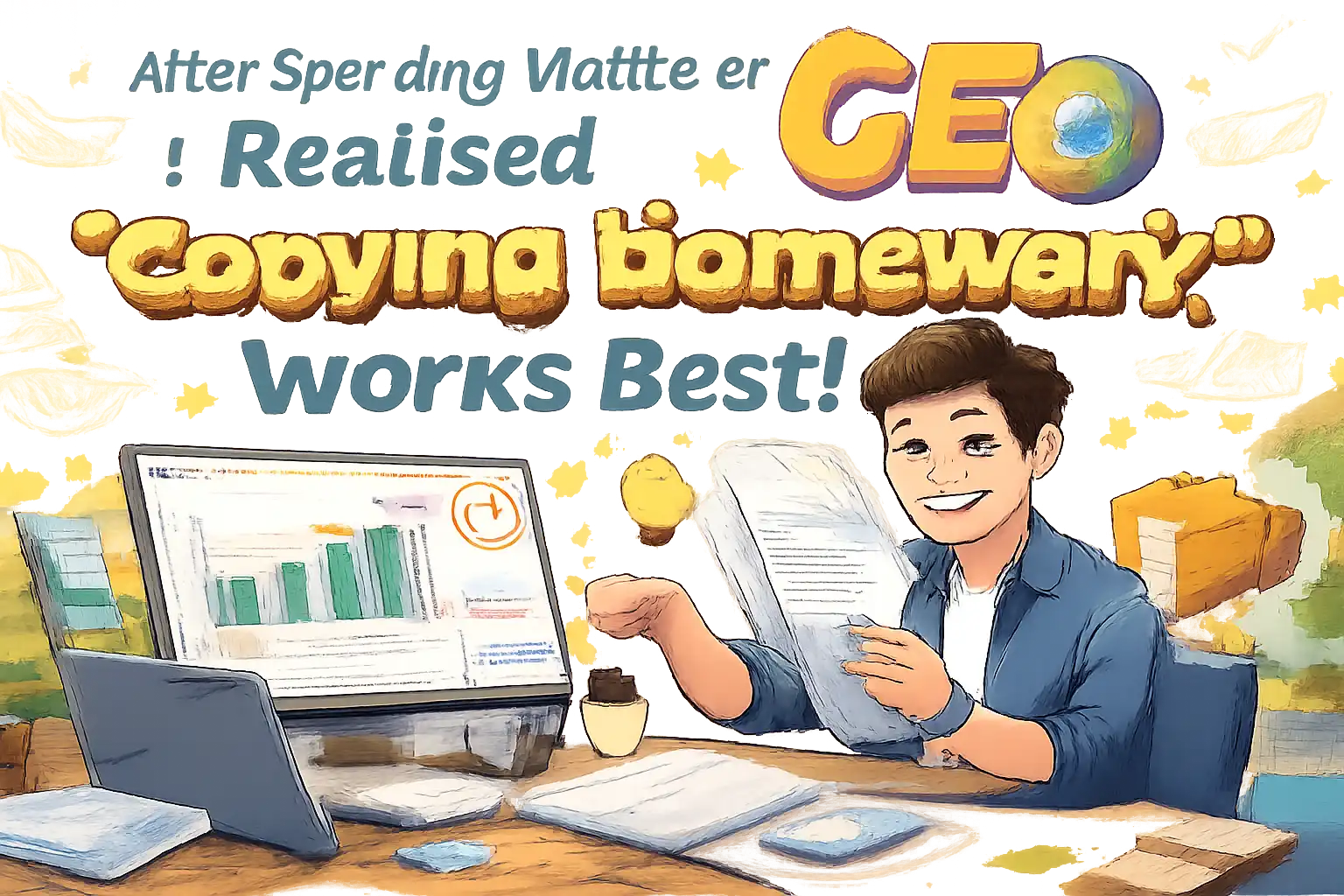 I spent more than half a year on GEO, and discovered that the most useful approach is the one I call “copying homework”