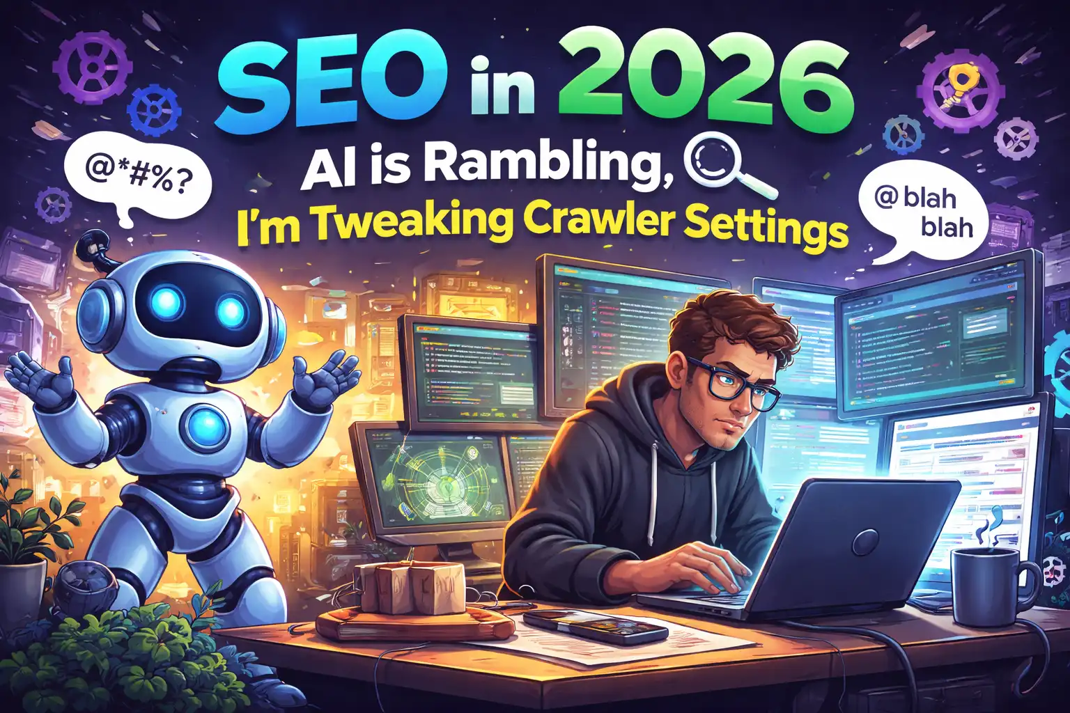 SEO 在 2026 年：AI 在胡说，而我在改爬虫配置