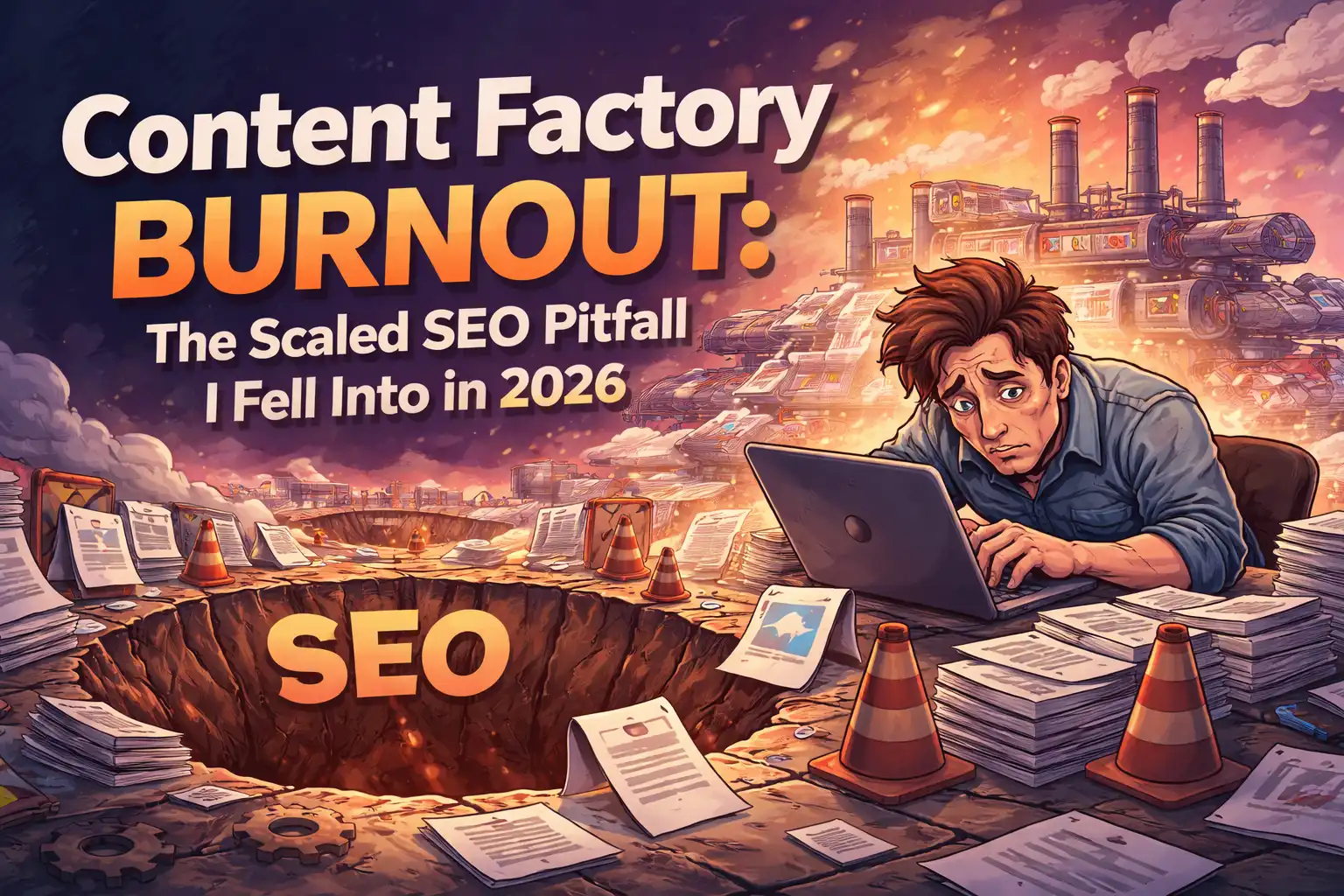 The Content Factory's Idle Spin: The Scaled SEO Pitfall I Fell Into in 2026