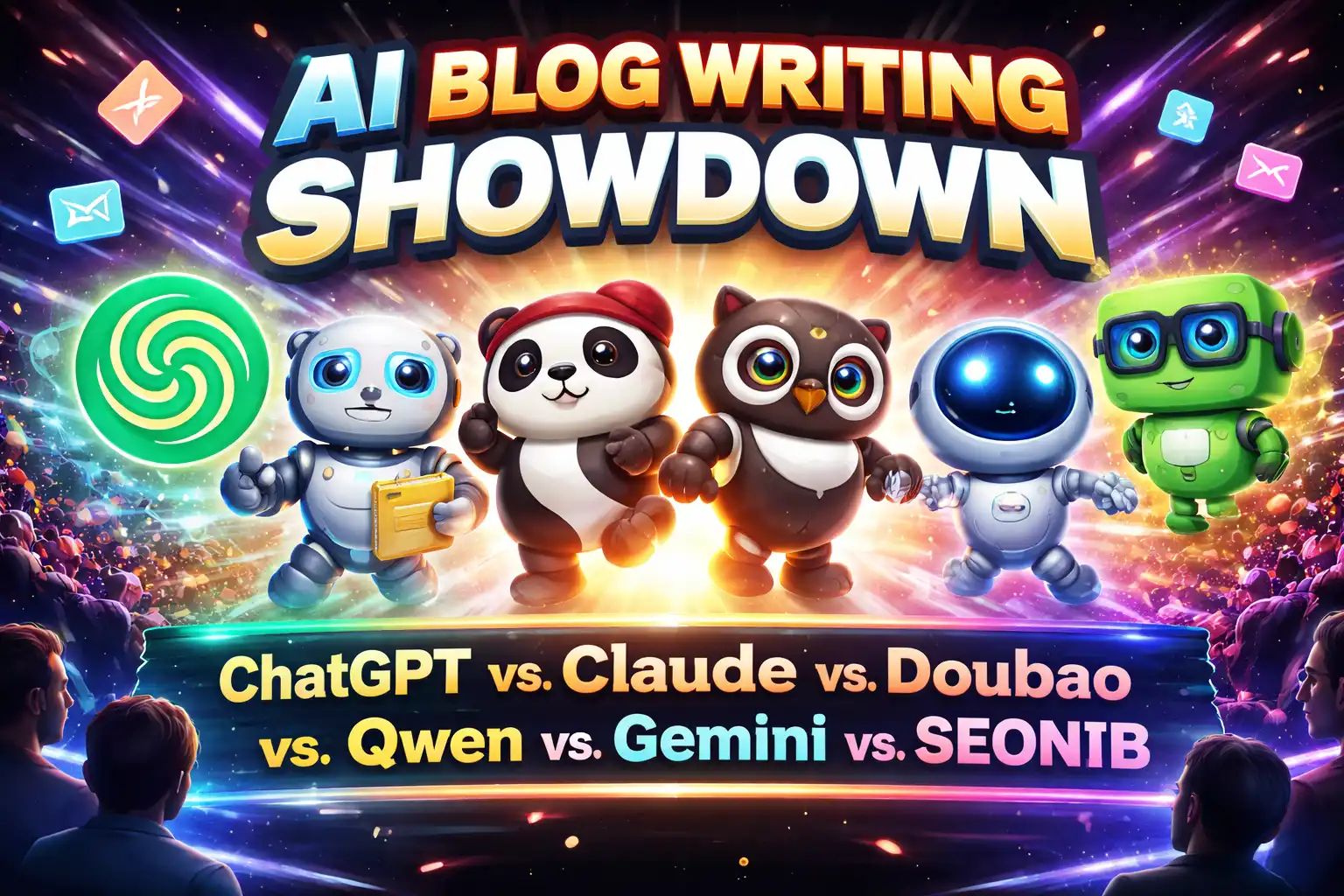 Сравнение написания AI‑блогов: ChatGPT vs. Claude vs. Doubao vs. Qwen vs. Gemini vs. SEONIB  