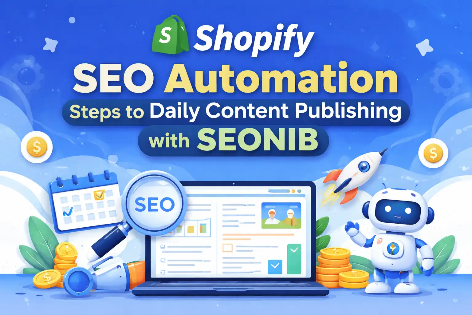 Shopify SEO自动化：使用SEONIB实现每日内容发布的步骤