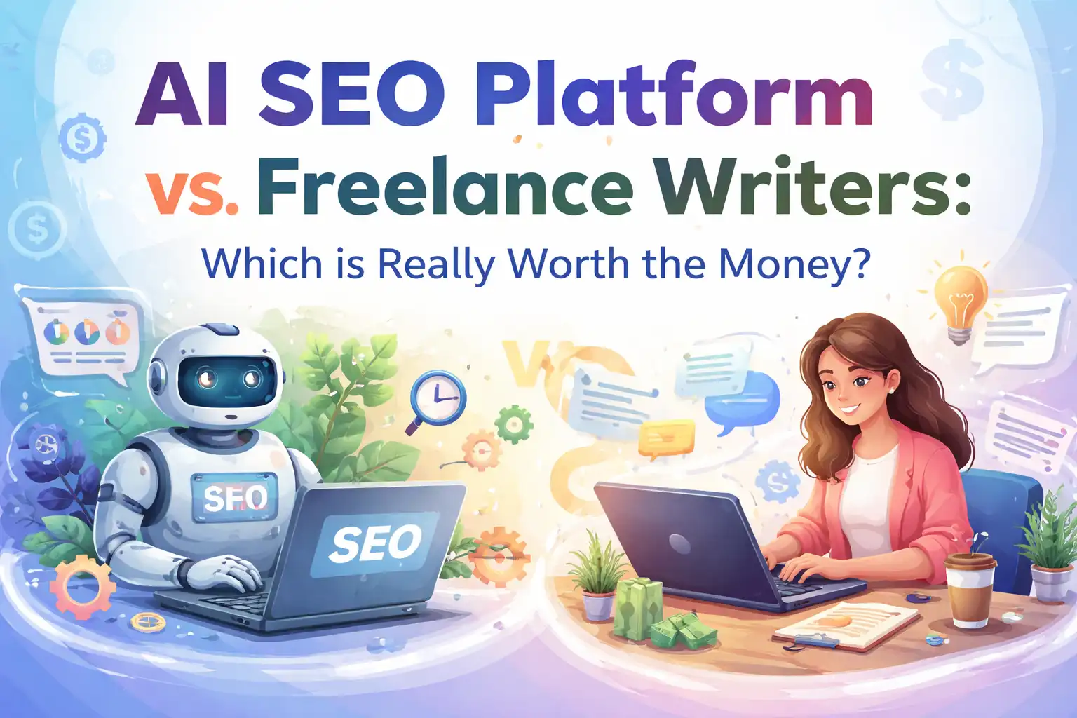 AI SEO Platform vs. Freelance Writers: Which Approach Really Worths the Money?