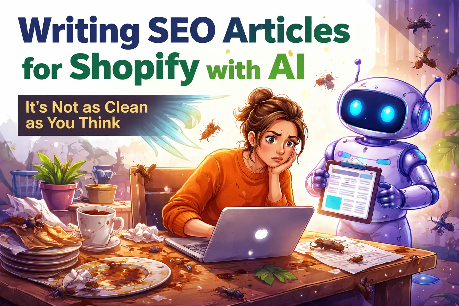 用AI给Shopify博客写SEO文章，这件事没想象中那么干净