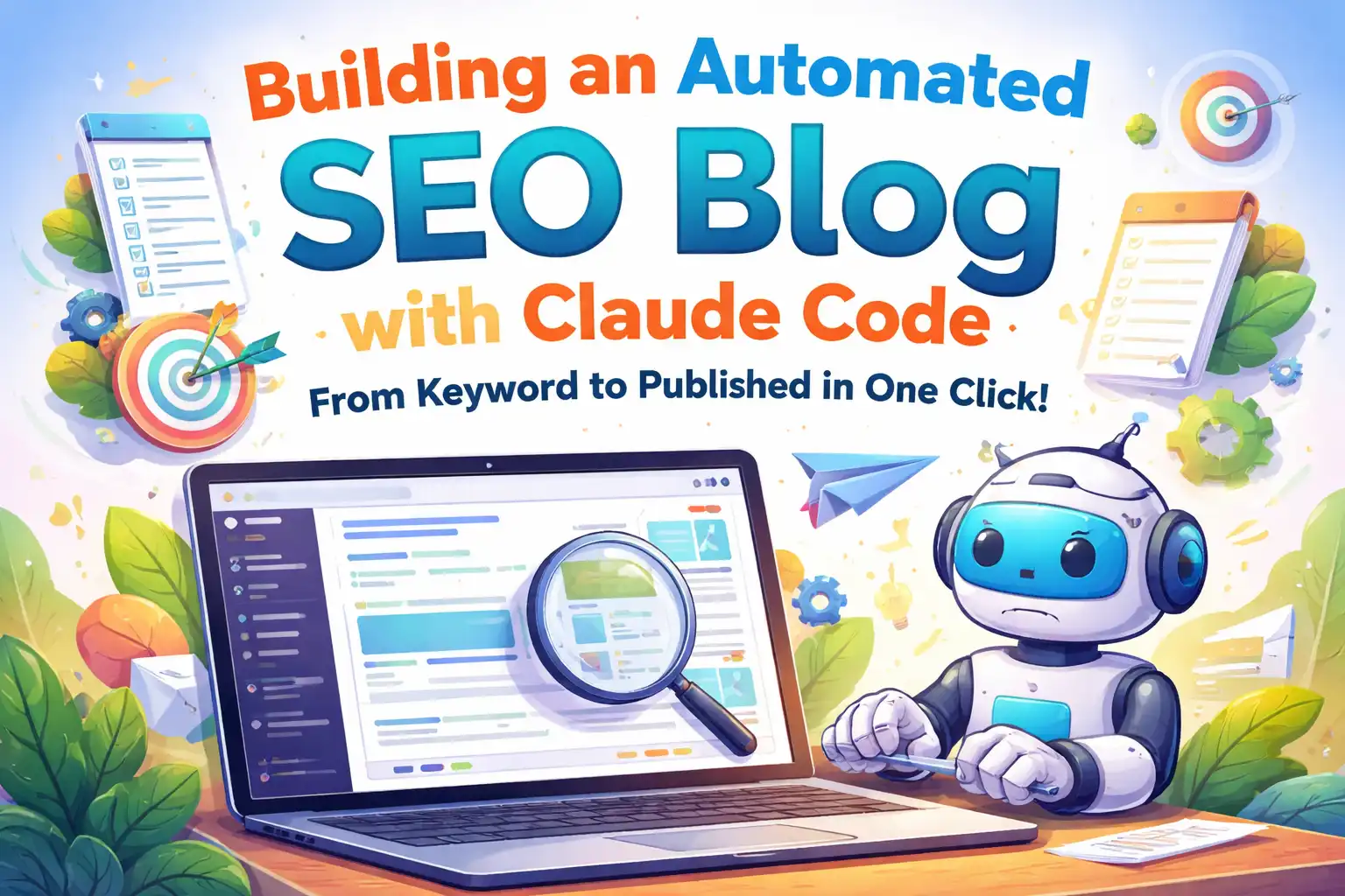 Building an Automated SEO Blog with Claude Code: One Command for Keyword Selection, Writing, and Publishing
