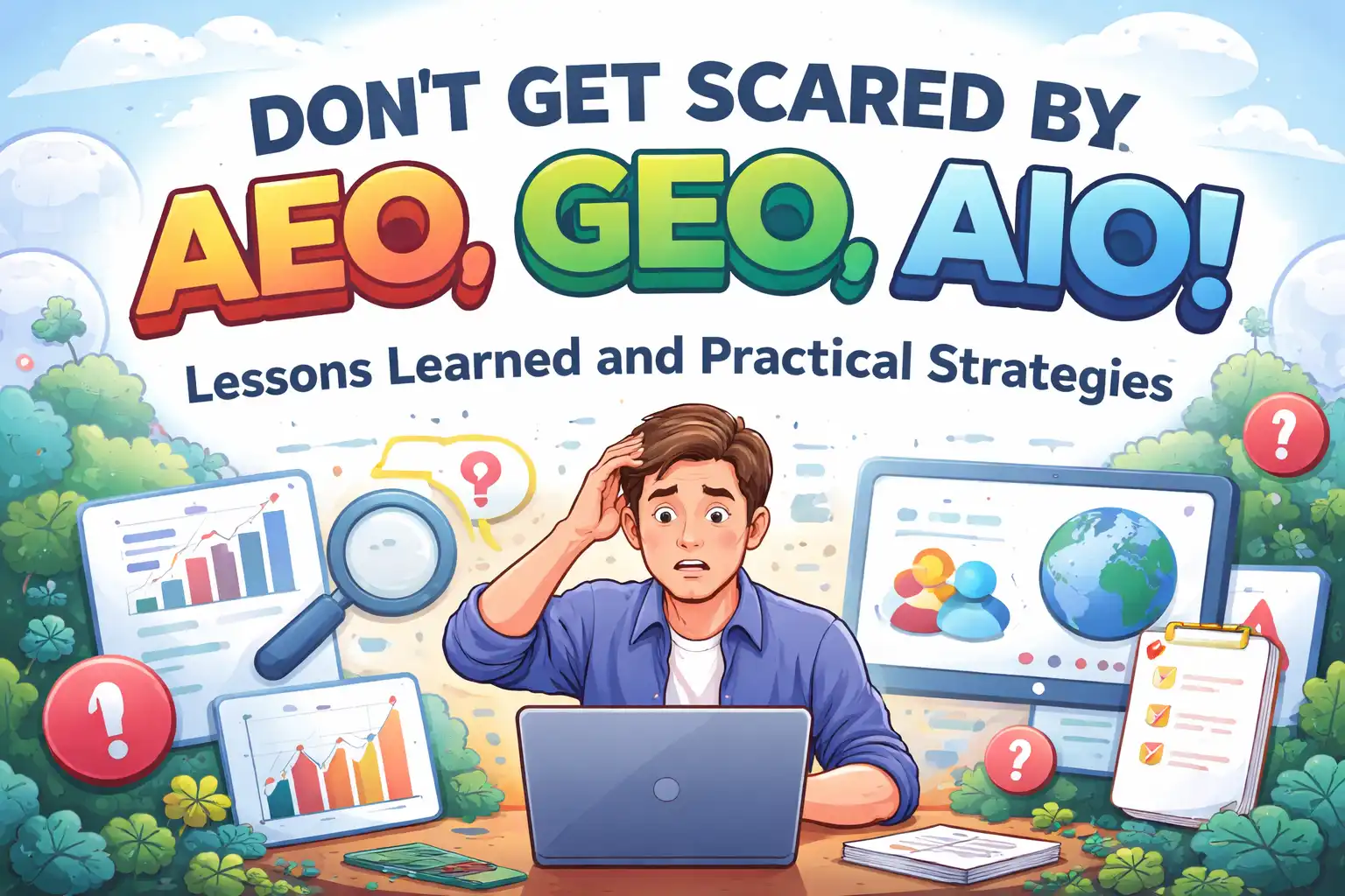 别被AEO、GEO、AIO吓傻：我踩过的坑和摸索出的实操流程