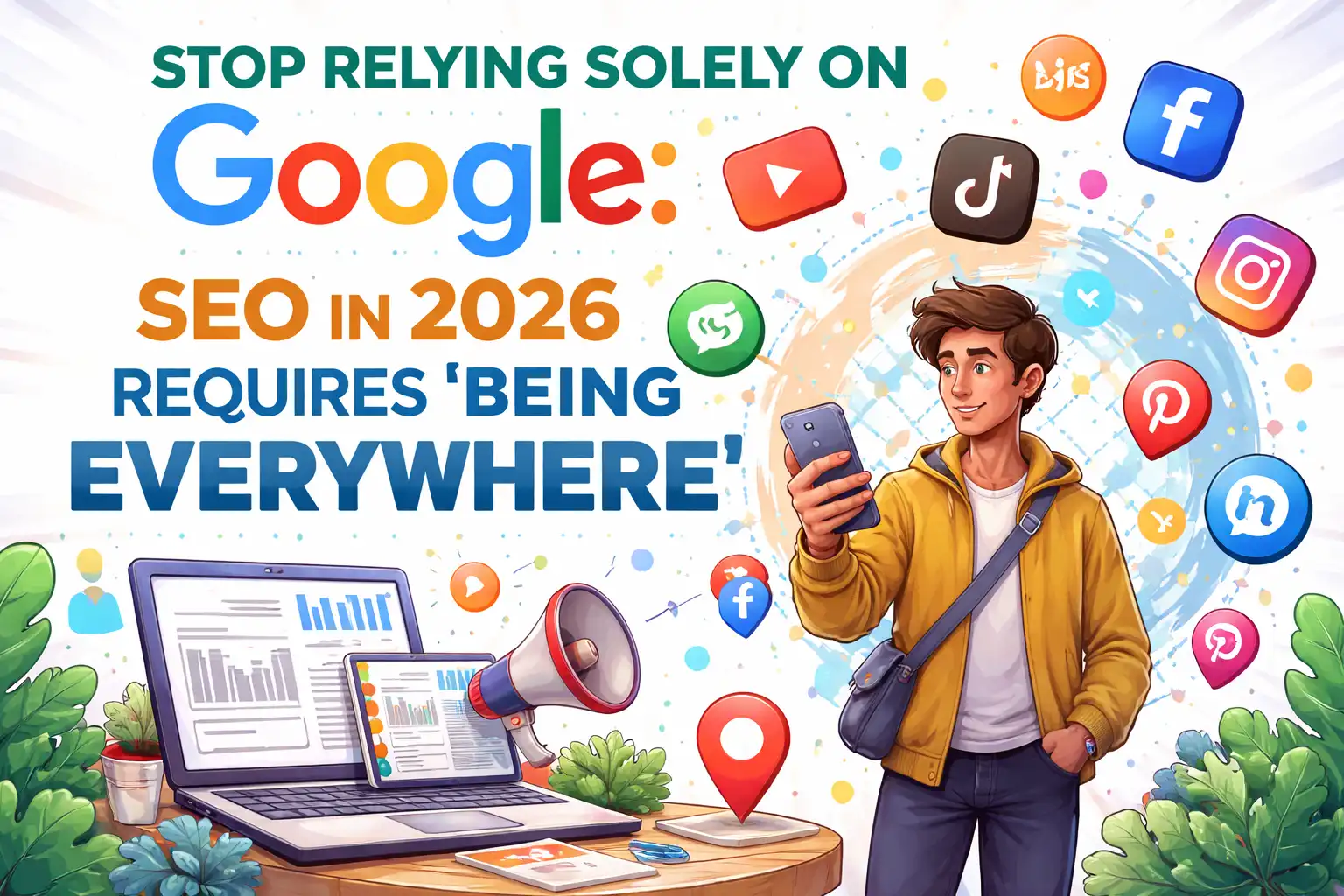 别再只盯着Google了：2026年的SEO，得学会“到处刷存在感”