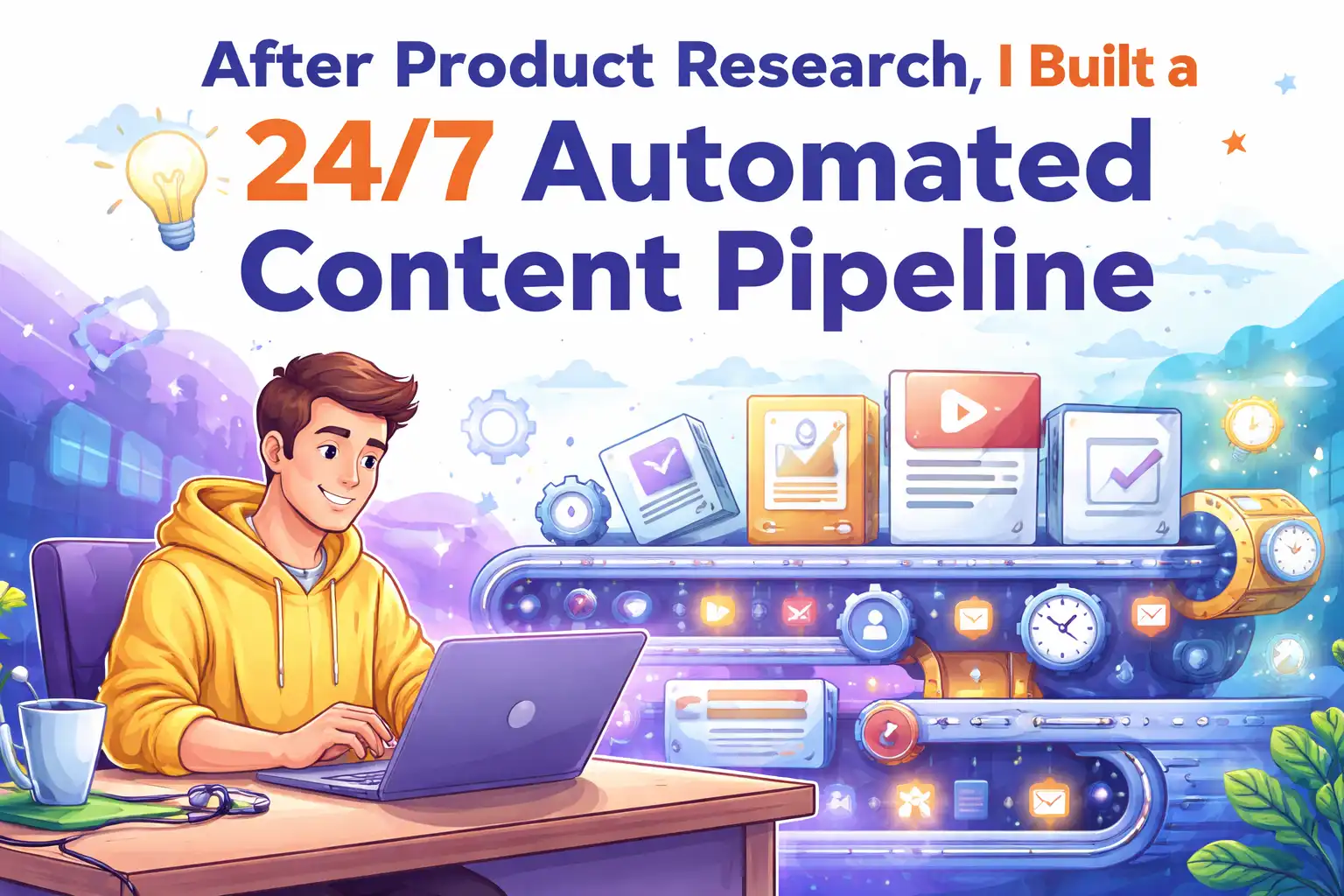 After Completing Product Research, I Built a 24/7 Automated Content Pipeline