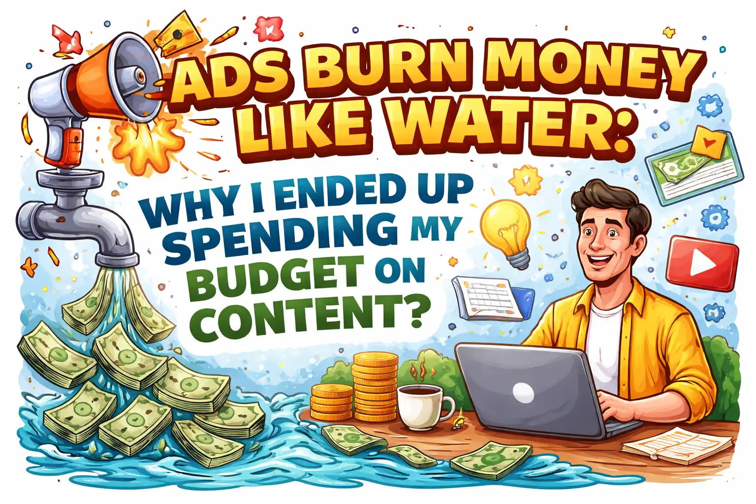Advertising Money Burns Like Water, Why I Still Spend My Budget on Content