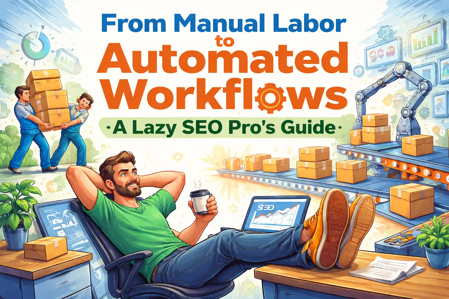 From Manual搬 to Automated Assembly Line — A Lazy Guide for SEO Veterans