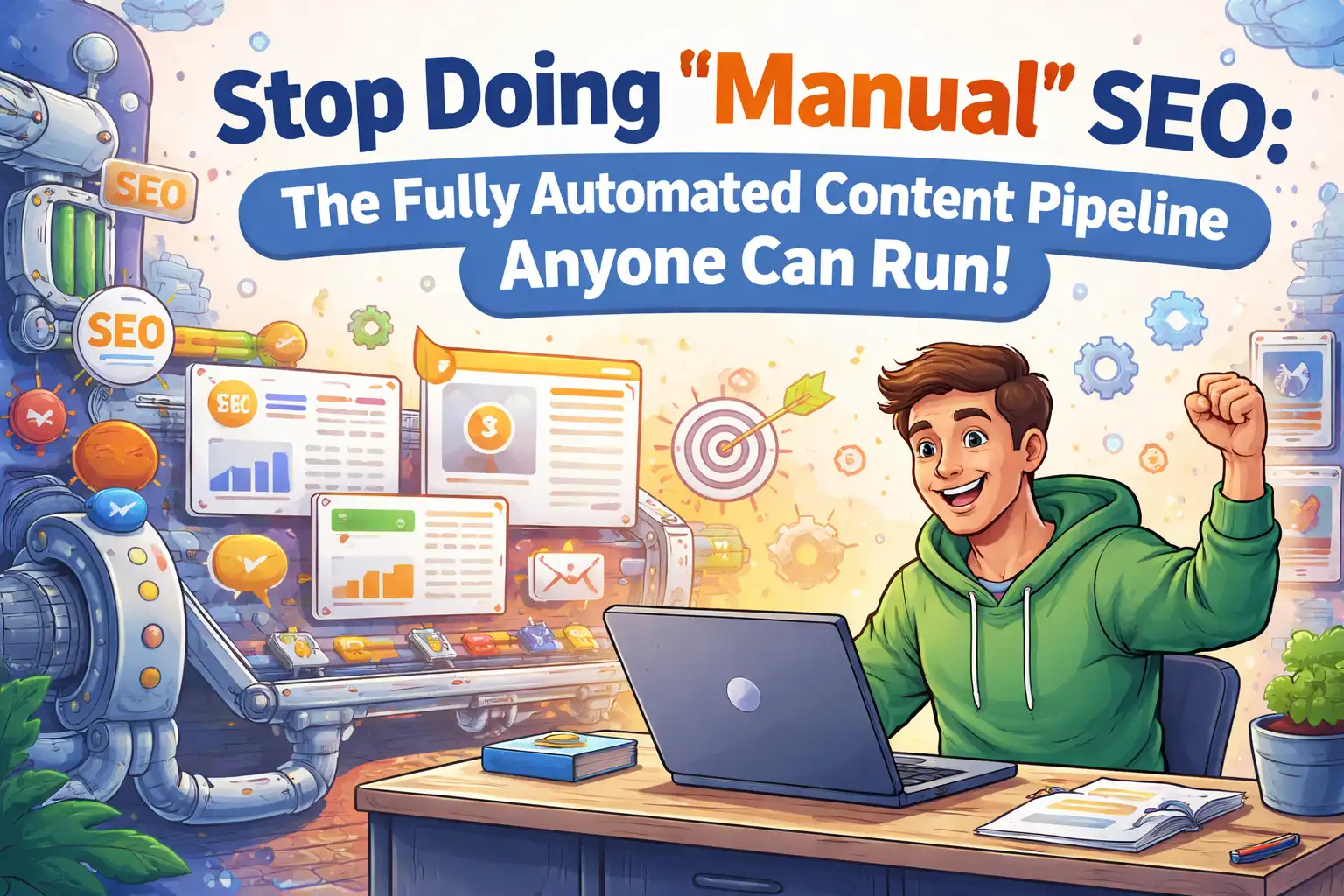 Stop Using the “Manual Mode” for SEO: A Fully Automated Content Pipeline That One Person Can Run