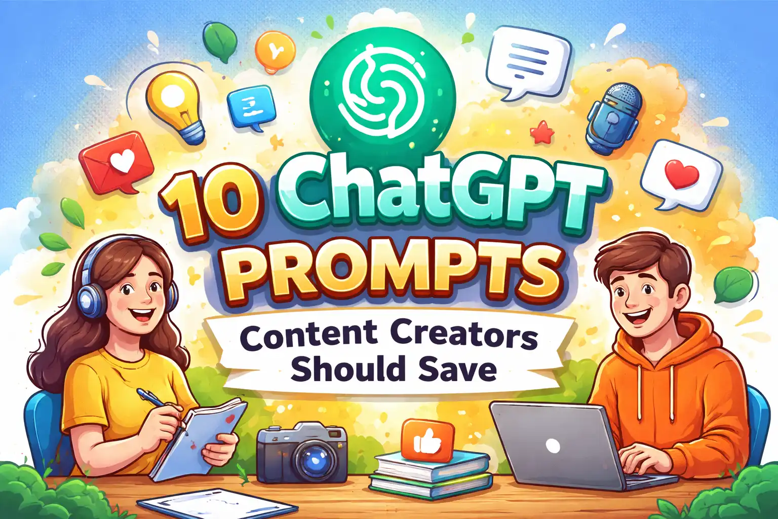 内容创作者应该保存的 10 个 ChatGPT 提示