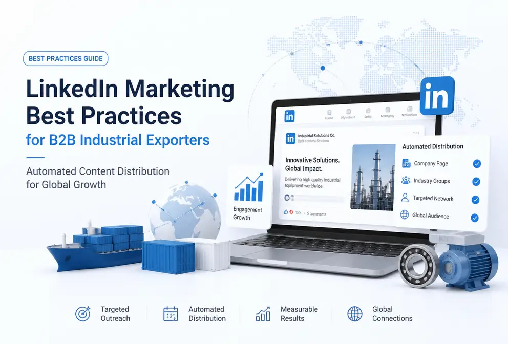 Best Practices for LinkedIn Marketing of B2B Industrial Export Companies: A Guide to Automated Professional Content Distribution