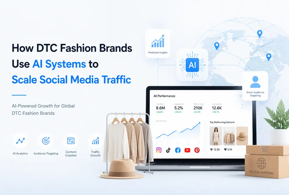 How DTC Apparel Brands Can Use AI Systems to Scale Social Media Traffic