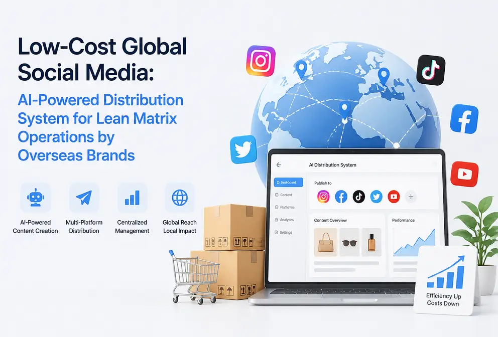Low‑Cost Global Social Media: AI Distribution System Enables Lightweight Matrix Operations for Emerging International Brands