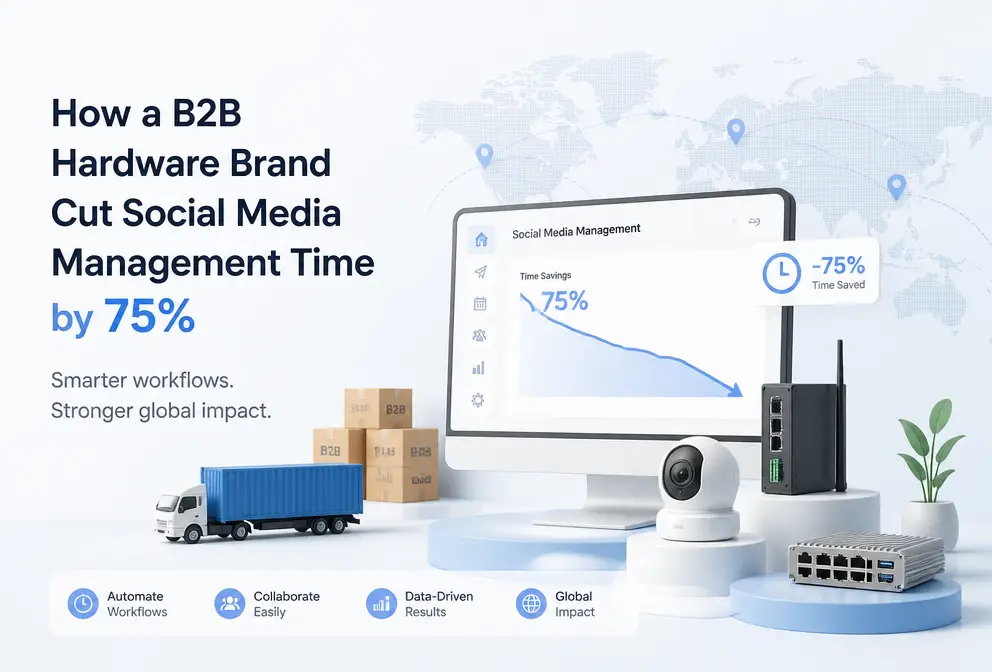 How a B2B Hardware Brand Cut Social Media Operations Time by 75%