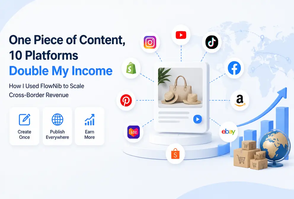 Creator Case Study: One Piece of Content, 10 Platforms — How I Doubled My Income with FlowNib
