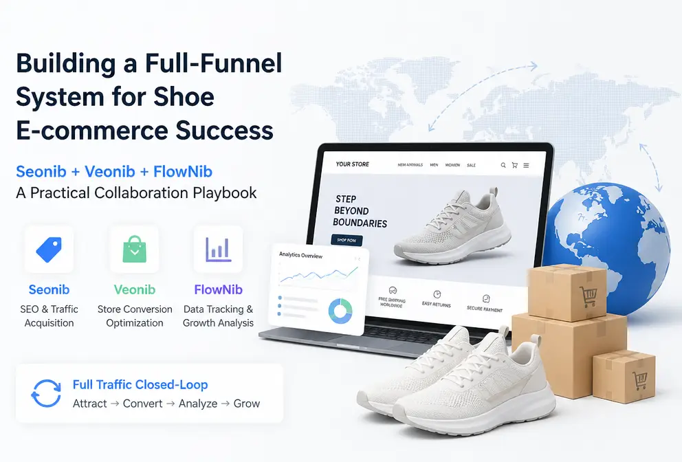 Full‑traffic Closed‑loop Case Study for Independent Shoe Sites: Seonib + Veonib + FlowNib Triple‑tool Collaboration Review
