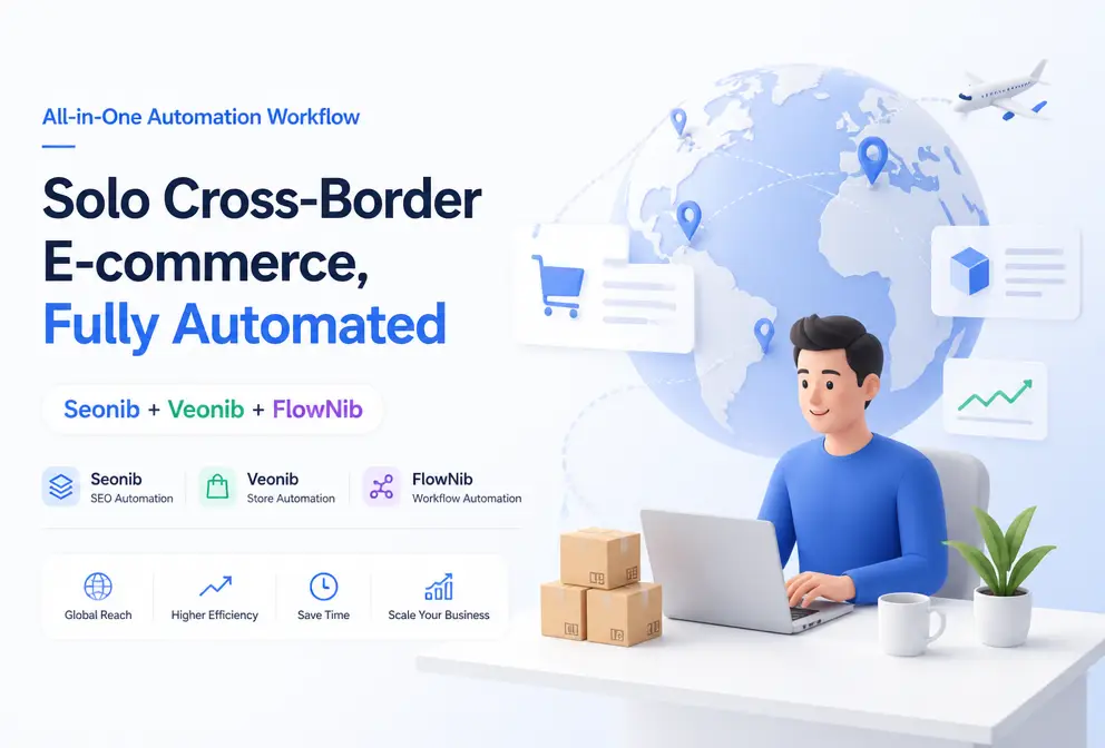 Fully Automated Workflow for a Solo Cross‑Border Independent Site: The Seonib + Veonib + FlowNib Trio
