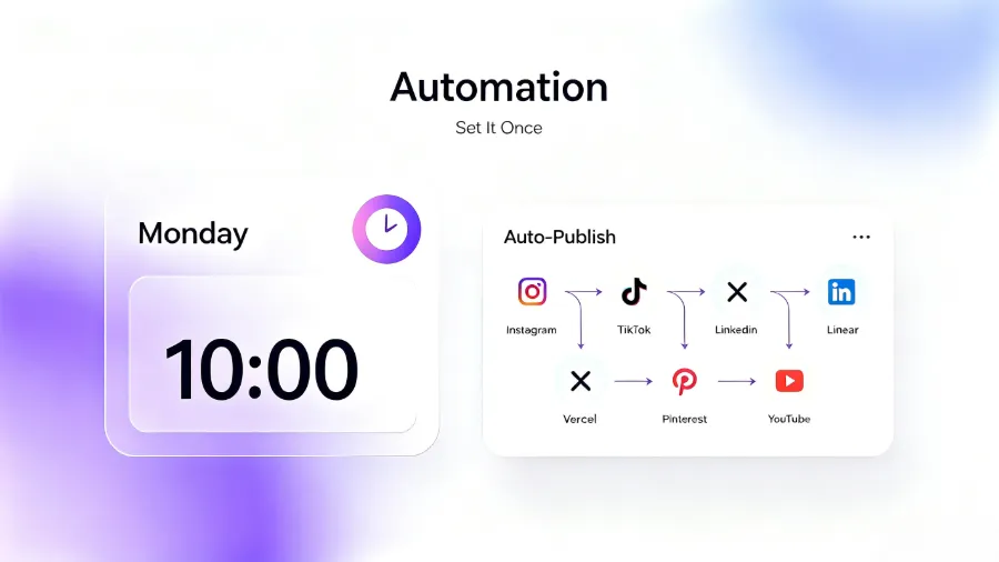 AI Scheduling and Multi‑Platform Publishing Workflow