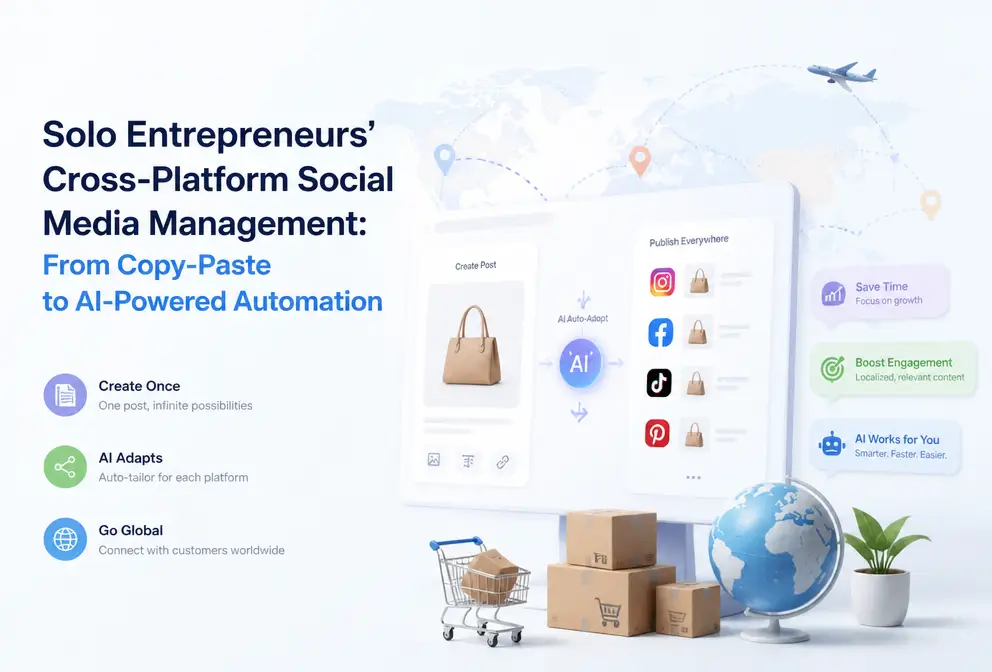 Solo Entrepreneur’s Cross‑Platform Social Media Management: From Copy‑Paste to AI Auto‑Adaptation