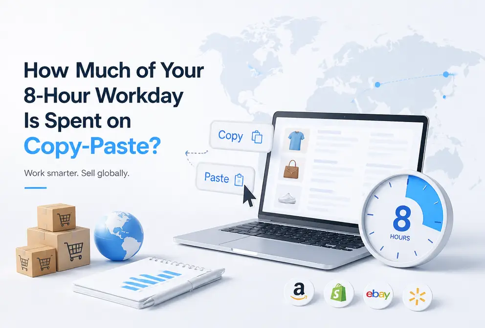How many hours a day are spent on “copy‑paste” in an 8‑hour operation?