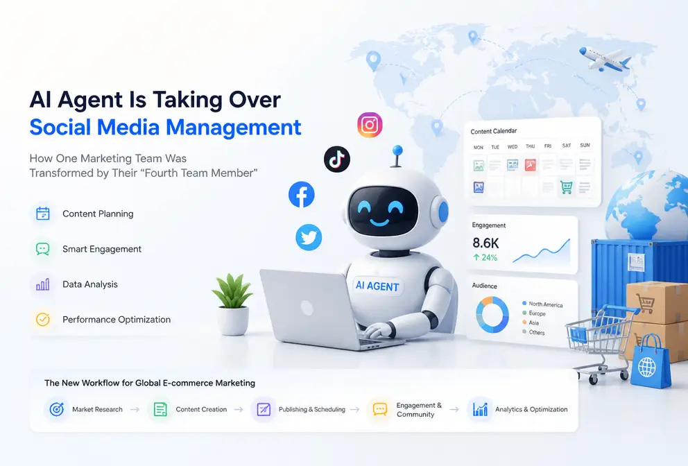 AI Agent Takes Over Social Media Operations: The Real Process Changed by a “Fourth Employee” in a Marketing Team