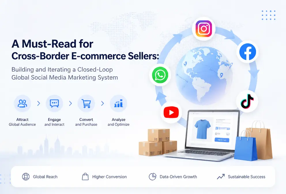 Must-Read for Cross-Border E-commerce Sellers: Building and Iterating Global Social Media Closed-Loop Marketing