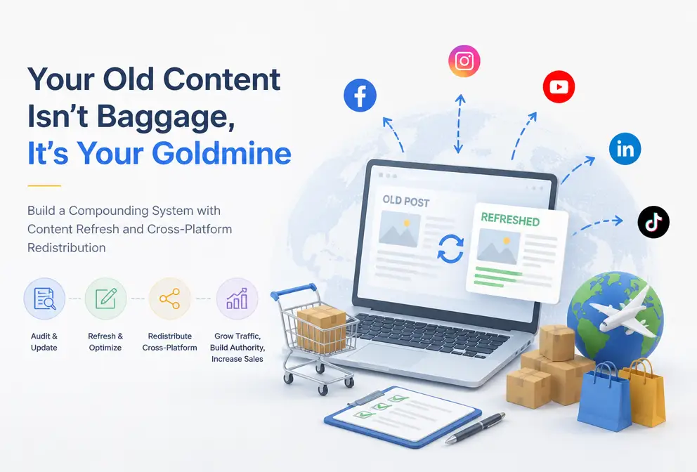 Old Articles Are Not a Burden, They’re Your Gold Mine: The Compound System of Content Refresh and Cross‑Platform Repurposing
