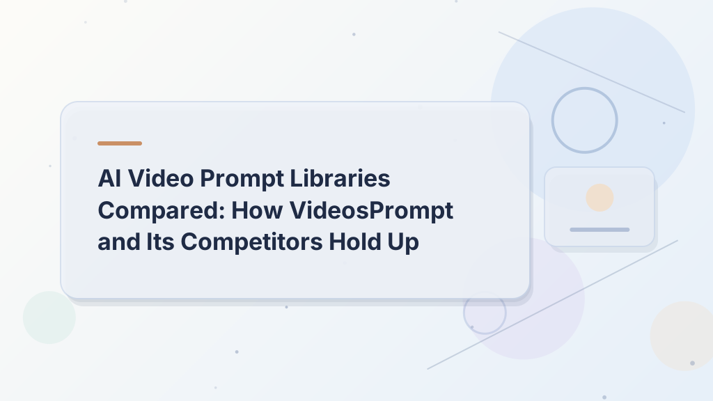 AI Video Prompt Libraries Compared: How VideosPrompt and Its Competitors Hold Up