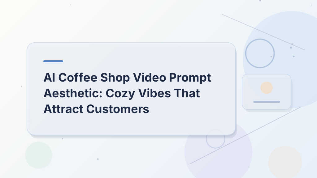 AI Coffee Shop Video Prompt Aesthetic: Cozy Vibes That Attract Customers