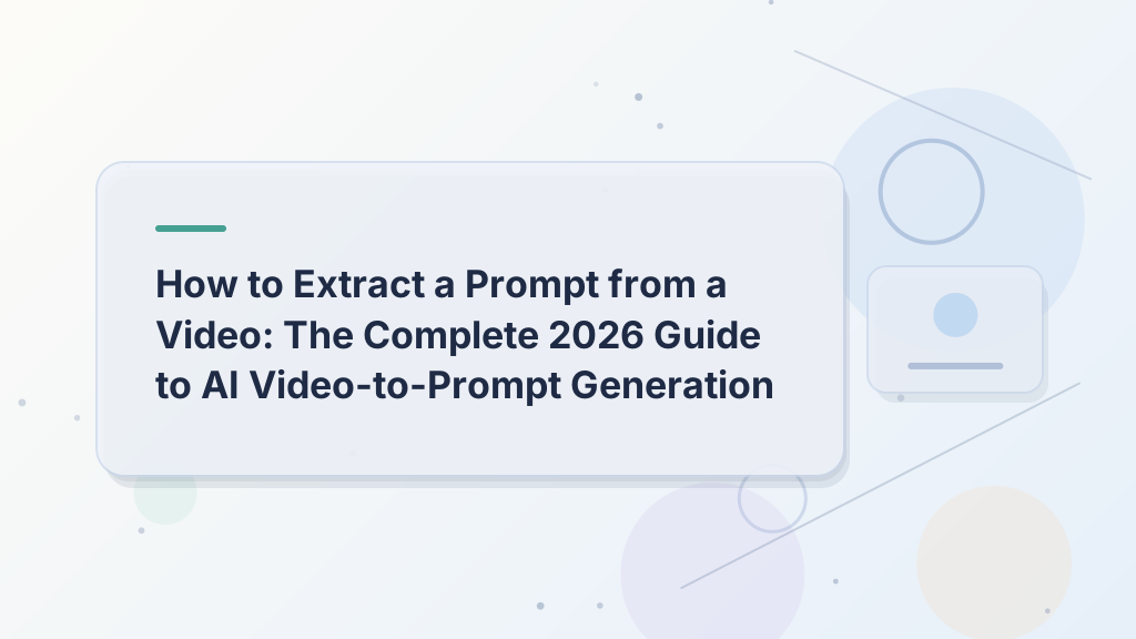 How to Extract a Prompt from a Video: The Complete 2026 Guide to AI Video-to-Prompt Generation