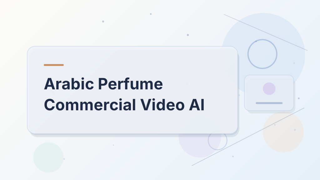 Arabic Perfume Commercial Video AI